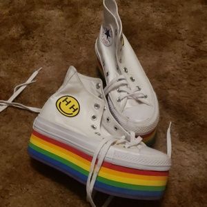 converse pride platform shoes